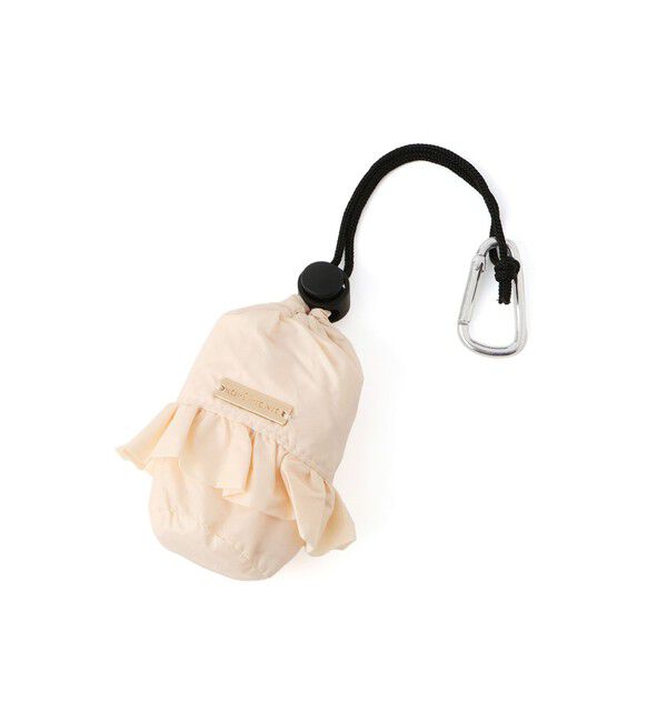 ROPE PICNIC PASSAGE「チャーム型カラビナ付きフリルエコバッグ」|エコバッグ|