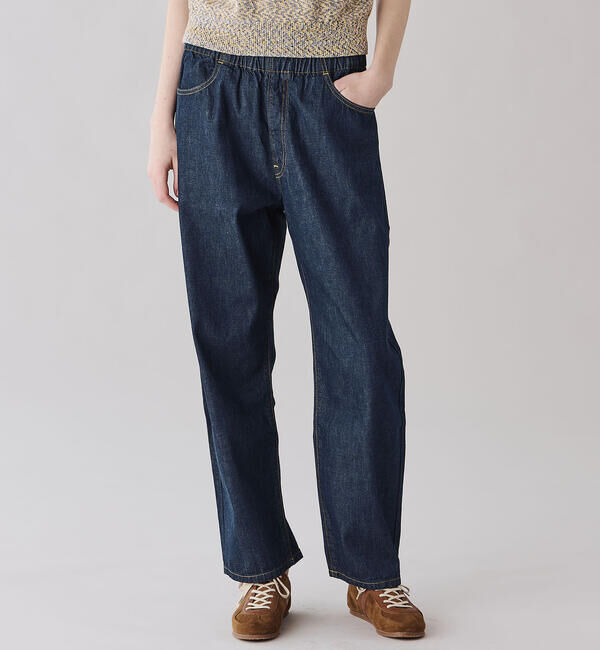 DANTON「DANTON | カラーデニム イージーパンツ WOMEN」|デニム|