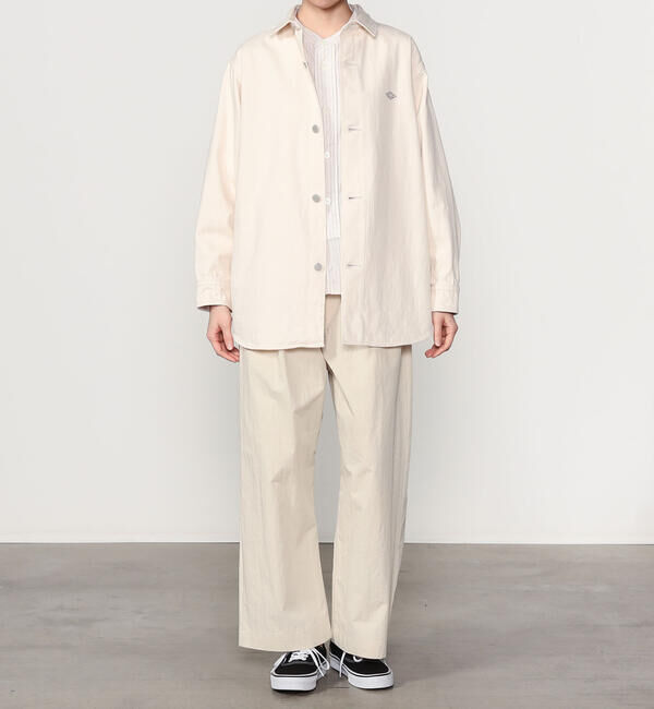 DANTON「DANTON | カツラギコットン ロングシャツジャケット WOMEN」|その他|