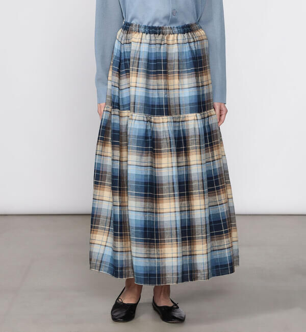 ONEIL OF DUBLIN「O'NEIL OF DUBLIN | ティアードスカート CHECK WOMEN」|スカート|