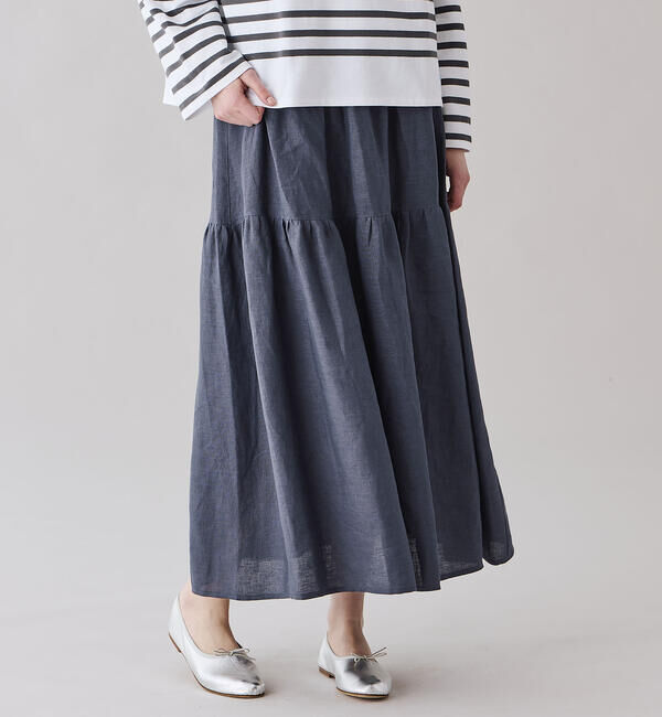 ONEIL OF DUBLIN「O'NEIL OF DUBLIN | ティアードスカート SOLID WOMEN」|スカート|
