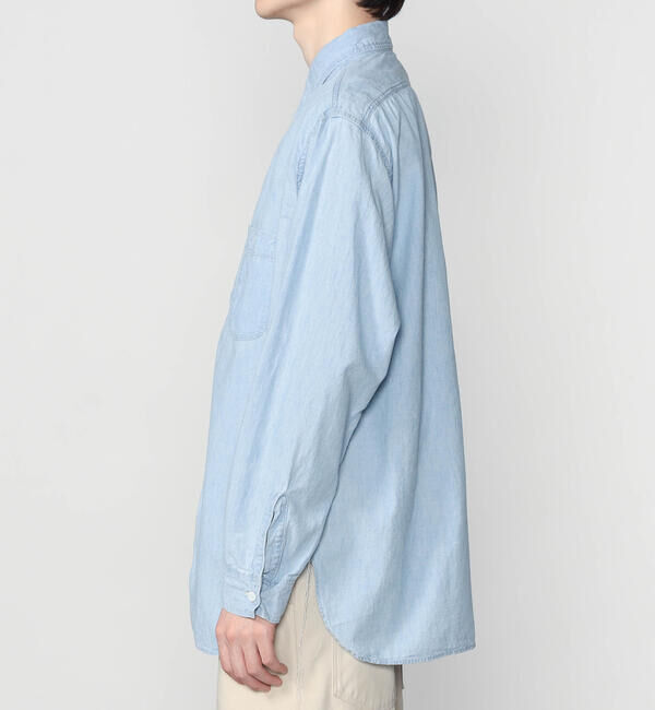  「orSlow | シャンブレー ワークシャツ MEN」|シャツ・ブラウス|