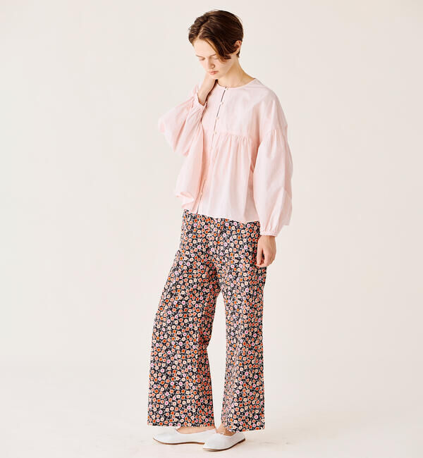 ORCIVAL「ORCIVAL | コットンポプリン プリントイージーパンツ WOMEN」|チノ|