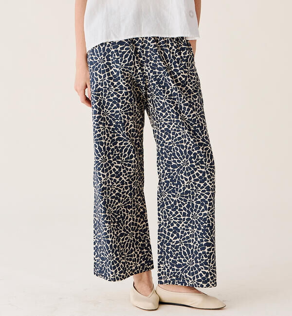 ORCIVAL「ORCIVAL | コットンポプリン プリントイージーパンツ WOMEN」|チノ|