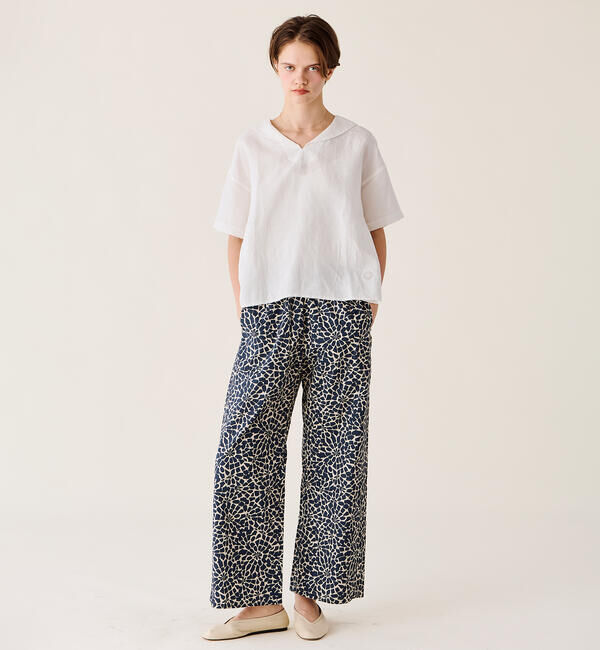 ORCIVAL「ORCIVAL | コットンポプリン プリントイージーパンツ WOMEN」|チノ|