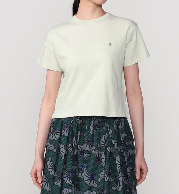 GYMPHLEX「Gymphlex | スムースコットン コンパクトTシャツ WOMEN」|Tシャツ・カットソー|LTGREEN