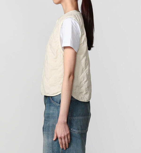 GYMPHLEX「Gymphlex | ナイロン キルティングショートベスト WOMEN」|その他|