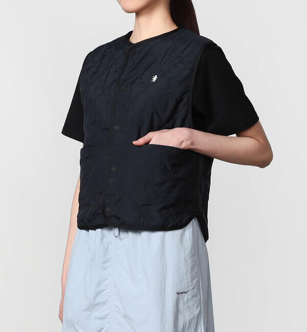 GYMPHLEX「Gymphlex | ナイロン キルティングショートベスト WOMEN」|その他|