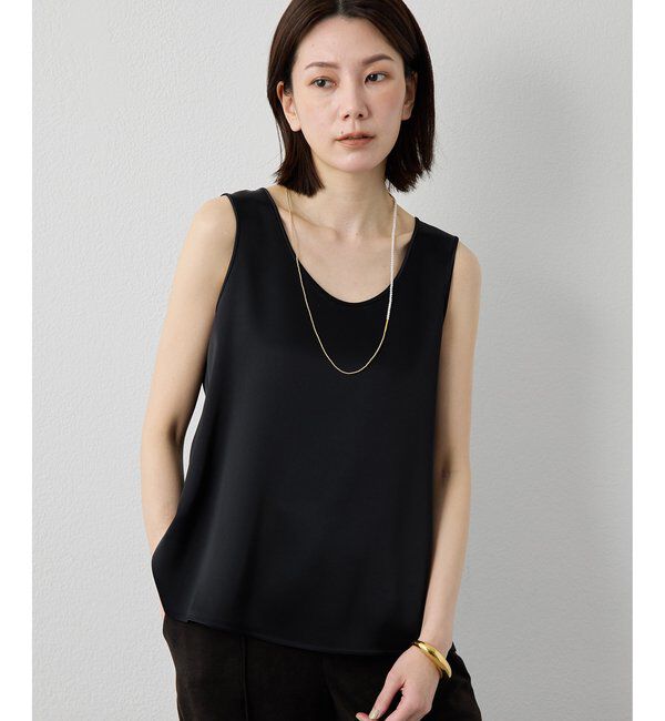 Drawing Numbers「【Drawing Numbers】ダブルサテンタンクブラウス」|シャツ・ブラウス|