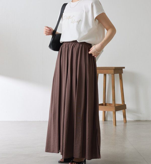  「ミニビーズロゴフレンチTシャツ」|Tシャツ・カットソー|