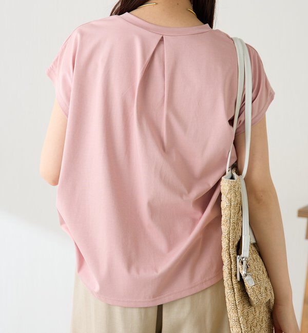  「ミニビーズロゴフレンチTシャツ」|Tシャツ・カットソー|