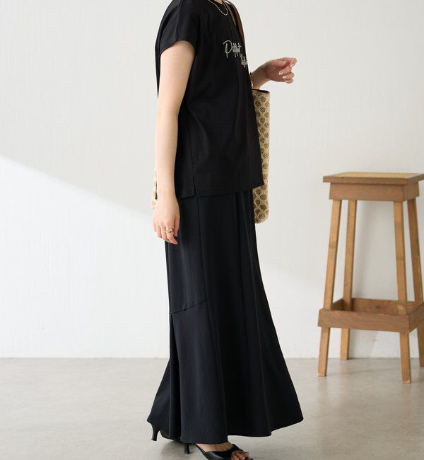  「ミニビーズロゴフレンチTシャツ」|Tシャツ・カットソー|