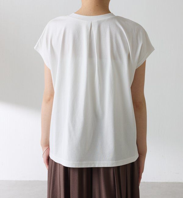  「ミニビーズロゴフレンチTシャツ」|Tシャツ・カットソー|