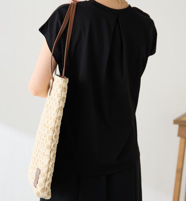  「ミニビーズロゴフレンチTシャツ」|Tシャツ・カットソー|