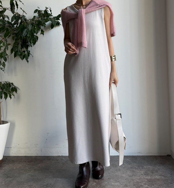  「【全骨格細見え】ブークレーダンボールタンクワンピース」|ワンピース|