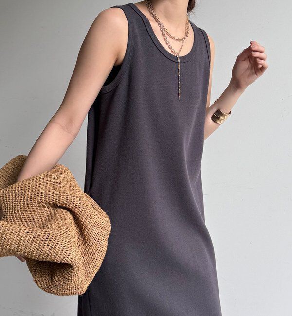  「【全骨格細見え】ブークレーダンボールタンクワンピース」|ワンピース|