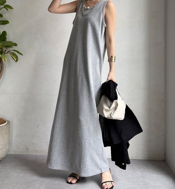  「【全骨格細見え】ブークレーダンボールタンクワンピース」|ワンピース|