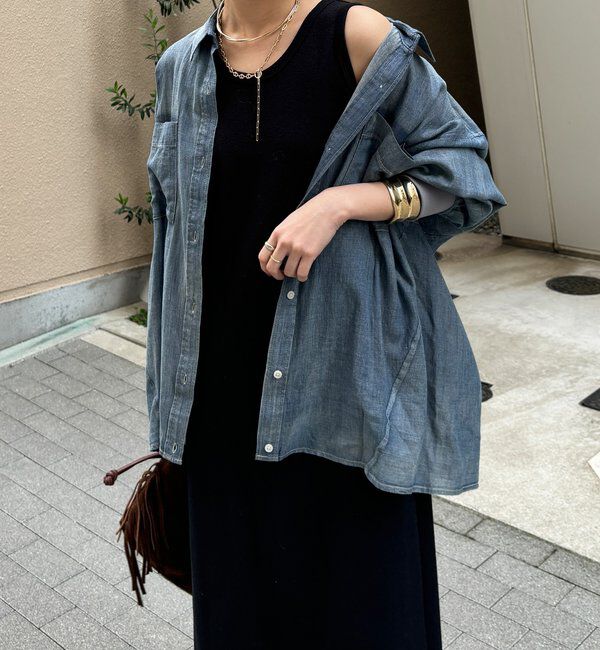  「【全骨格細見え】ブークレーダンボールタンクワンピース」|ワンピース|