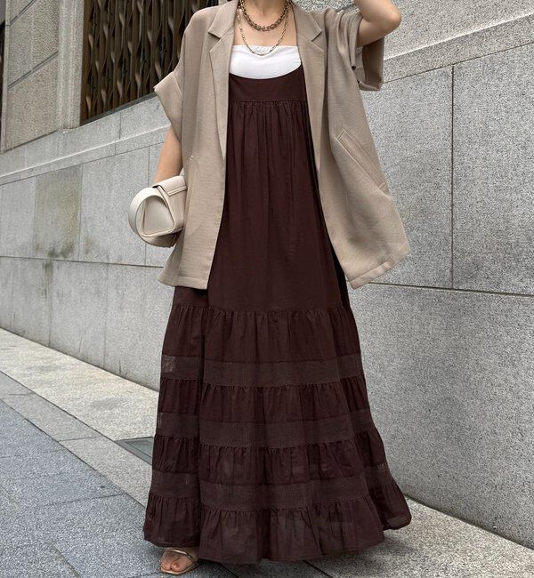  「メッシュ半袖ジャケット」|テーラードジャケット|