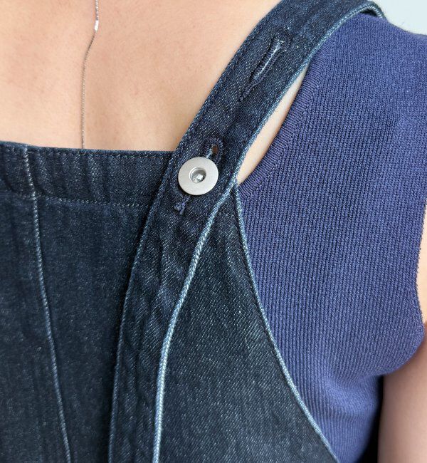  「【WEB限定】深Vサロペット」|ワンピース|