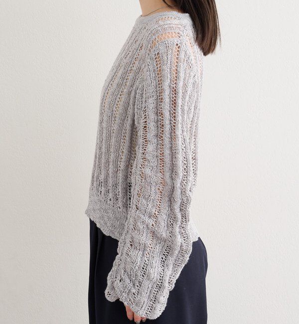  「【4色展開】B ルーズスリーブニットプルオーバー」|その他|