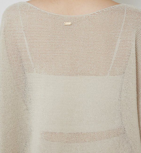  「ペーパーヤーンメッシュニット」|ニット・セーター|