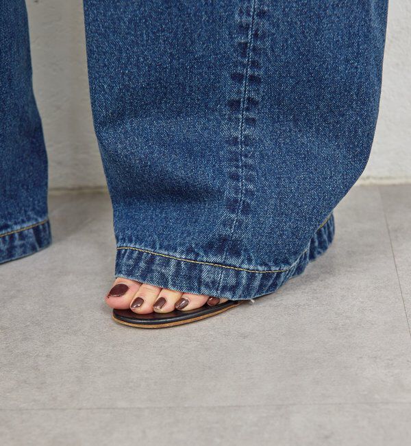  「【PEAS】【セットアップ対応】デニムトラウザーズ」|チノ|