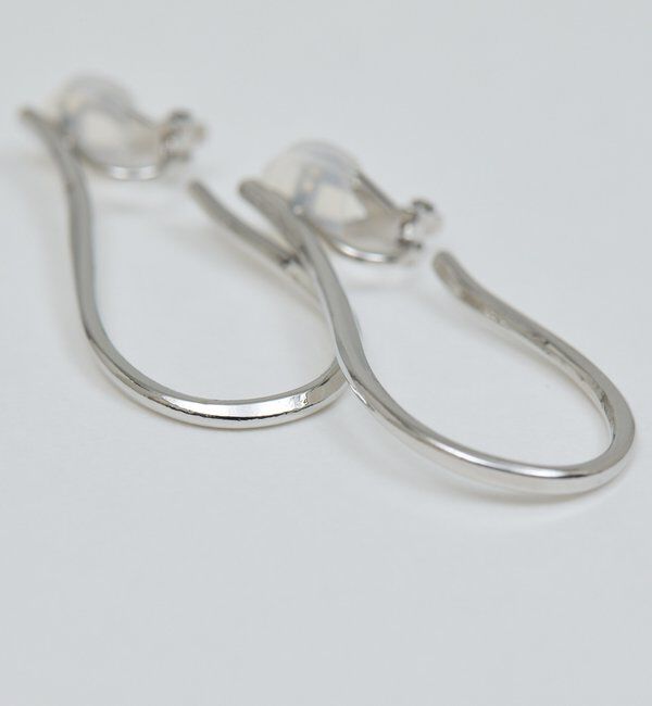  「ドロップフープクリップイヤリング」|リング|