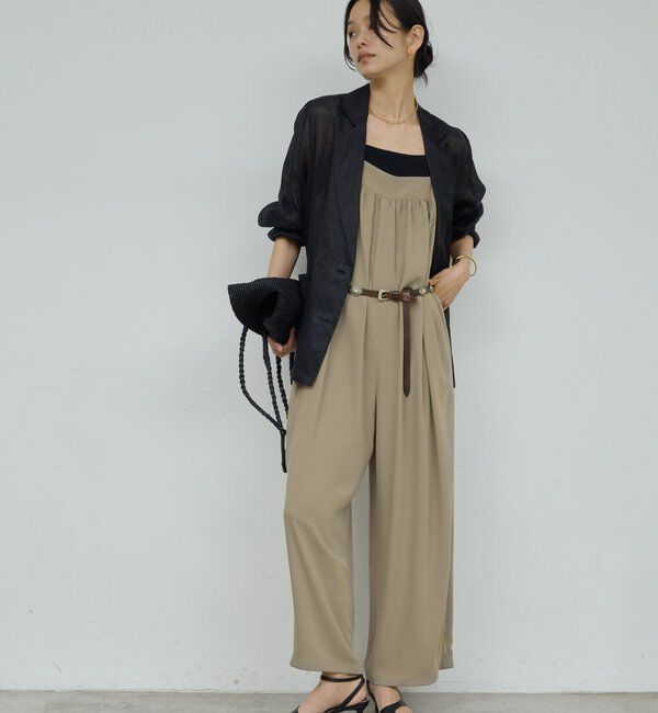  「ギャザーオールインワン」|ワンピース|