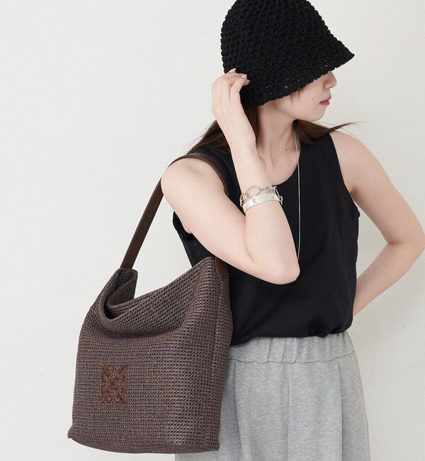  「ナイロンラフィアワンショルダーバッグ」|ショルダー・メッセンジャー|