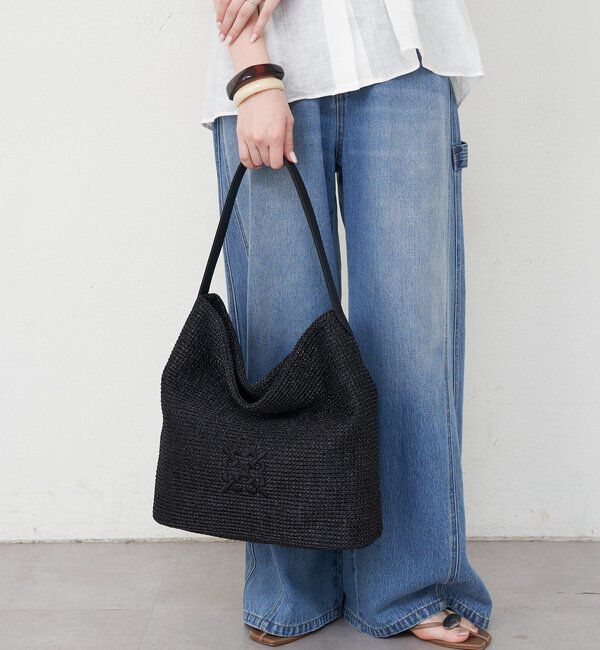 「ナイロンラフィアワンショルダーバッグ」|ショルダー・メッセンジャー|