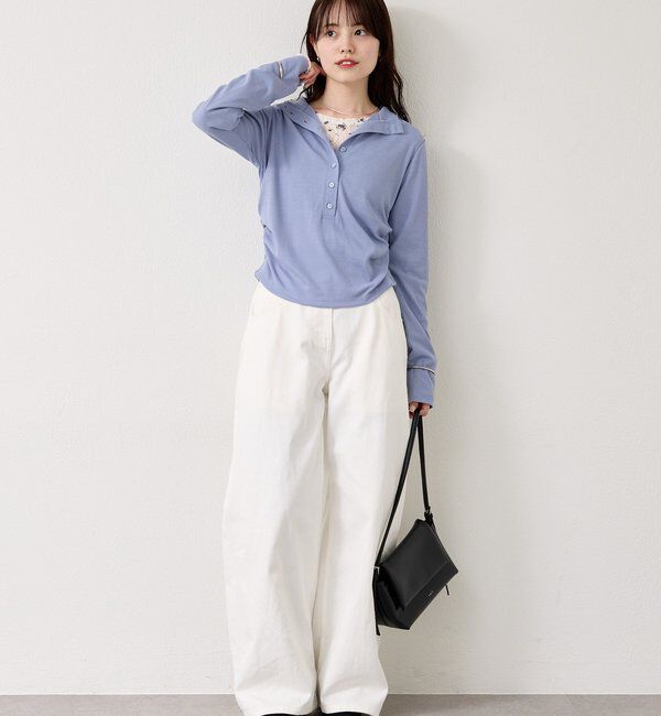  「リブヘンリーネックプルオーバー」|Tシャツ・カットソー|