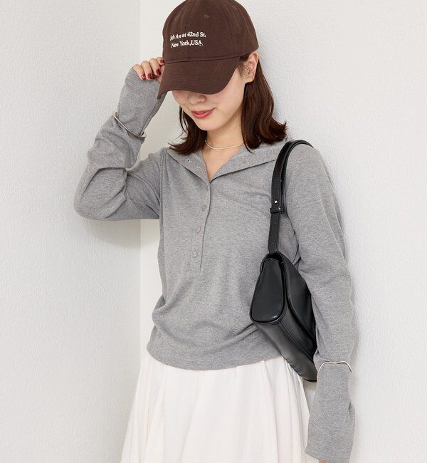  「リブヘンリーネックプルオーバー」|Tシャツ・カットソー|