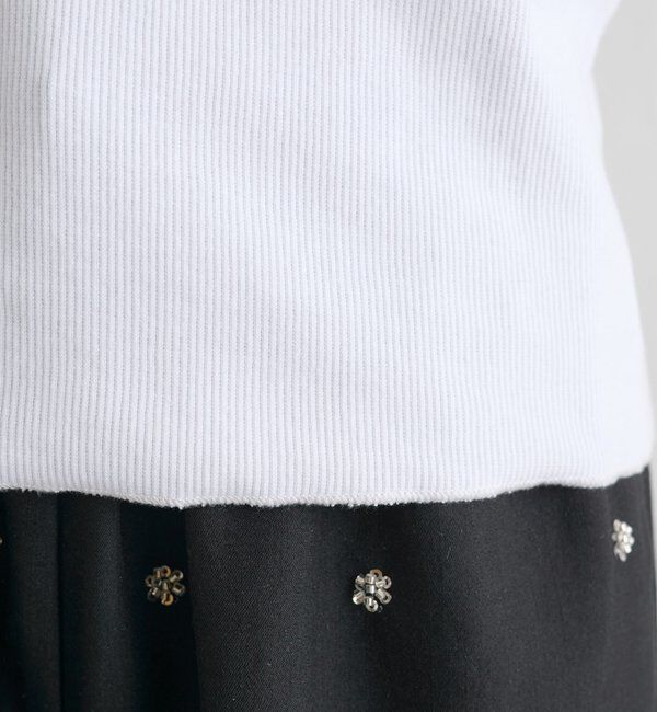  「パット付きVレースタンクトップ」|キャミソール|