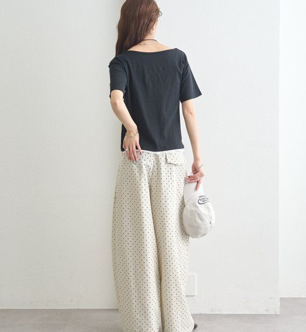  「レースドッキングオフショル半袖Tシャツ」|Tシャツ・カットソー|