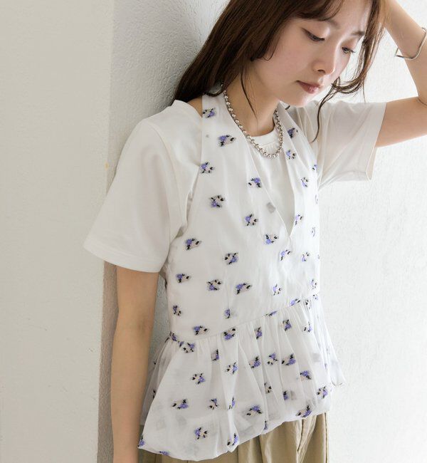  「フラワーホルターブラウス」|シャツ・ブラウス|