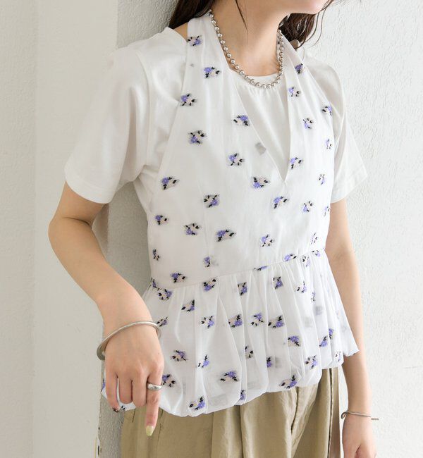  「フラワーホルターブラウス」|シャツ・ブラウス|