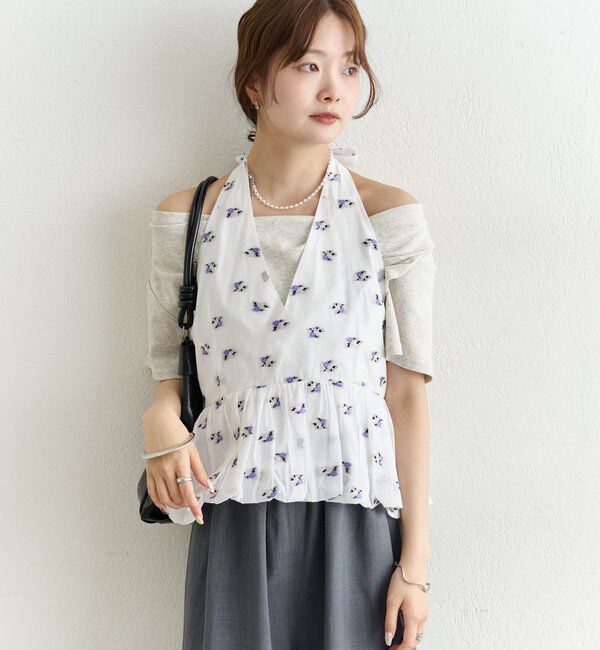  「フラワーホルターブラウス」|シャツ・ブラウス|