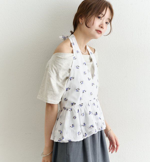  「フラワーホルターブラウス」|シャツ・ブラウス|