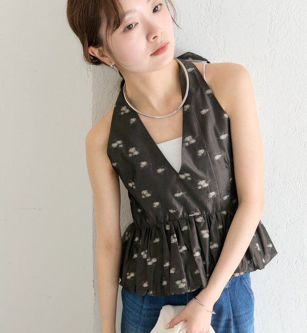  「フラワーホルターブラウス」|シャツ・ブラウス|