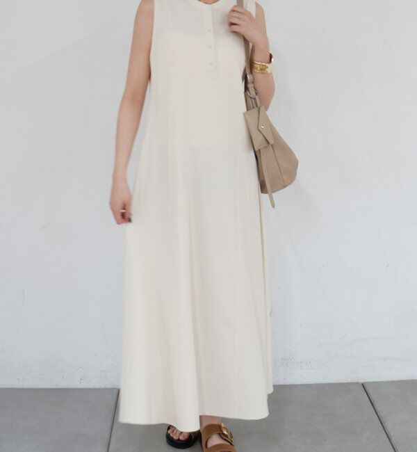  「前後2wayヘンリーフレアカットワンピース」|ワンピース|