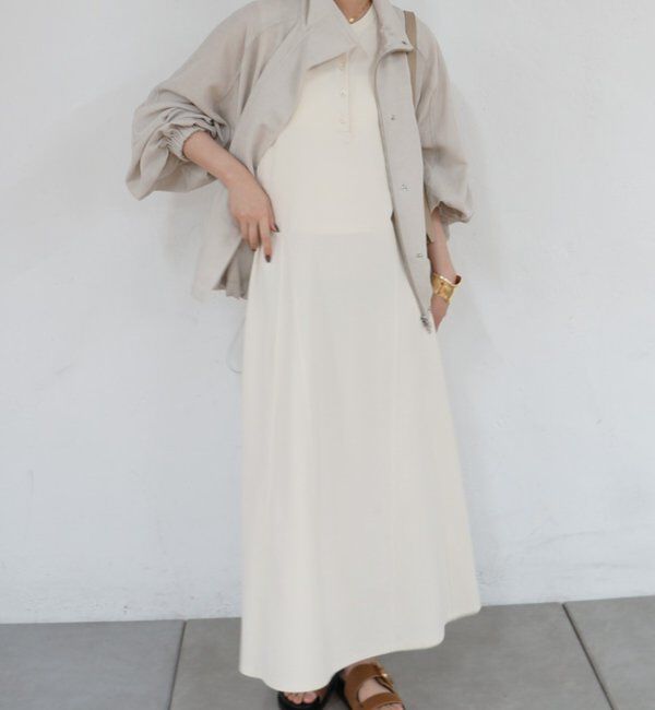  「前後2wayヘンリーフレアカットワンピース」|ワンピース|