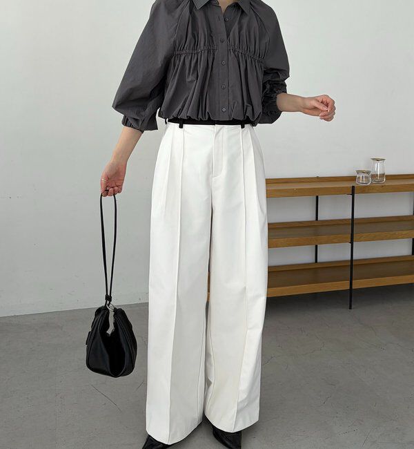  「バルーンクロップシャツ」|シャツ・ブラウス|