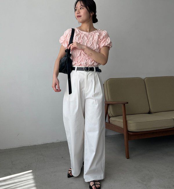  「【新色イエロー・チャコールグレー】シャーリングホイップＴ」|Tシャツ・カットソー|