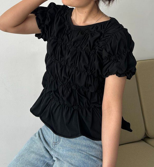  「【新色イエロー・チャコールグレー】シャーリングホイップＴ」|Tシャツ・カットソー|