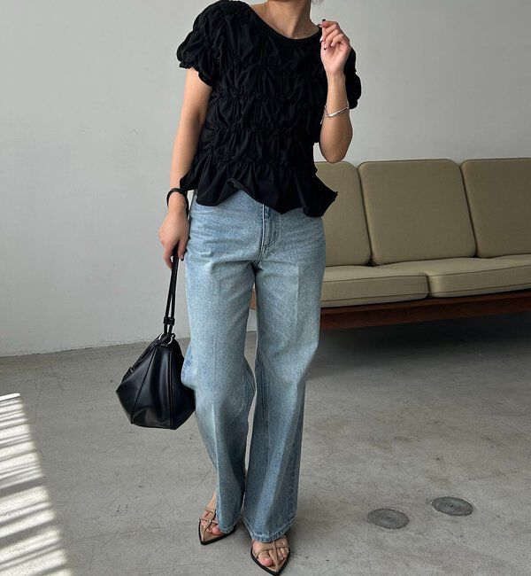  「【新色イエロー・チャコールグレー】シャーリングホイップＴ」|Tシャツ・カットソー|