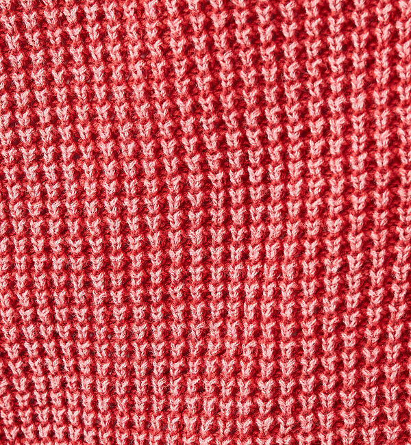 ABAHOUSE「【Revo.レボ】パウダーブリーチ加工ワッフルコットンニットカーディガン/ユニセ」|カーディガン|