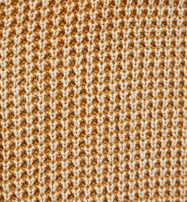 ABAHOUSE「【Revo.レボ】パウダーブリーチ加工ワッフルコットンニットカーディガン/ユニセ」|カーディガン|