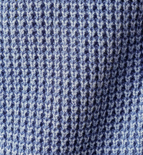 ABAHOUSE「【Revo.レボ】パウダーブリーチ加工ワッフルコットンニットカーディガン/ユニセ」|カーディガン|