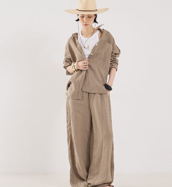 The Store by C' 「【COCUCA】リネンペアリングパンツ【予約】」|その他|